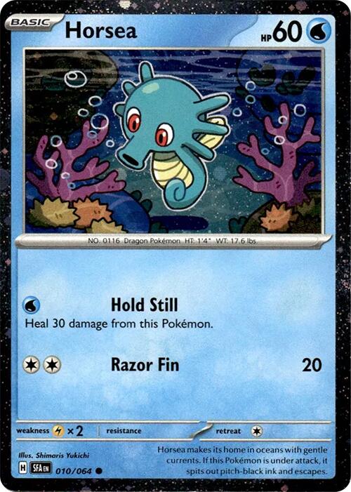 Horsea (010/064) (Cosmos Holo) [Miscellaneous Cards] | Tabernacle Games