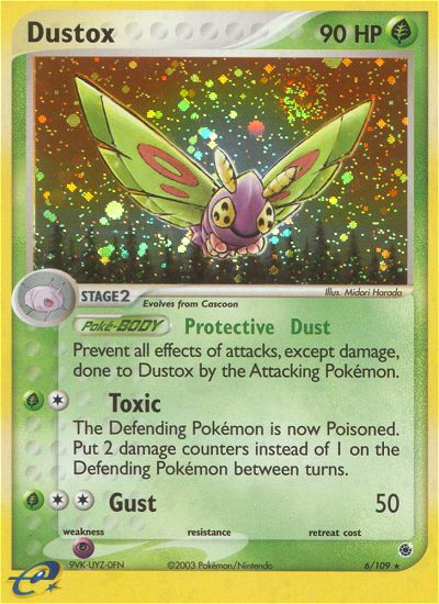 Dustox (6/109) [EX: Ruby & Sapphire] | Tabernacle Games