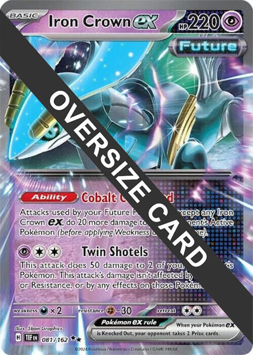 Iron Crown ex (081) (Jumbo Card) [Scarlet & Violet: Black Star Promos] | Tabernacle Games