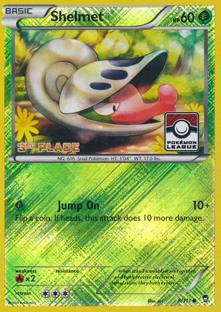 Shelmet (8/111) (League Promo 3rd Place) [XY: Furious Fists] | Tabernacle Games