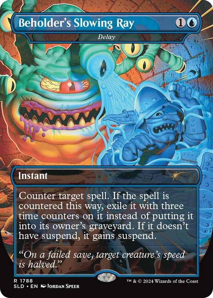 Beholder's Slowing Ray - Delay [Secret Lair Drop Series] | Tabernacle Games