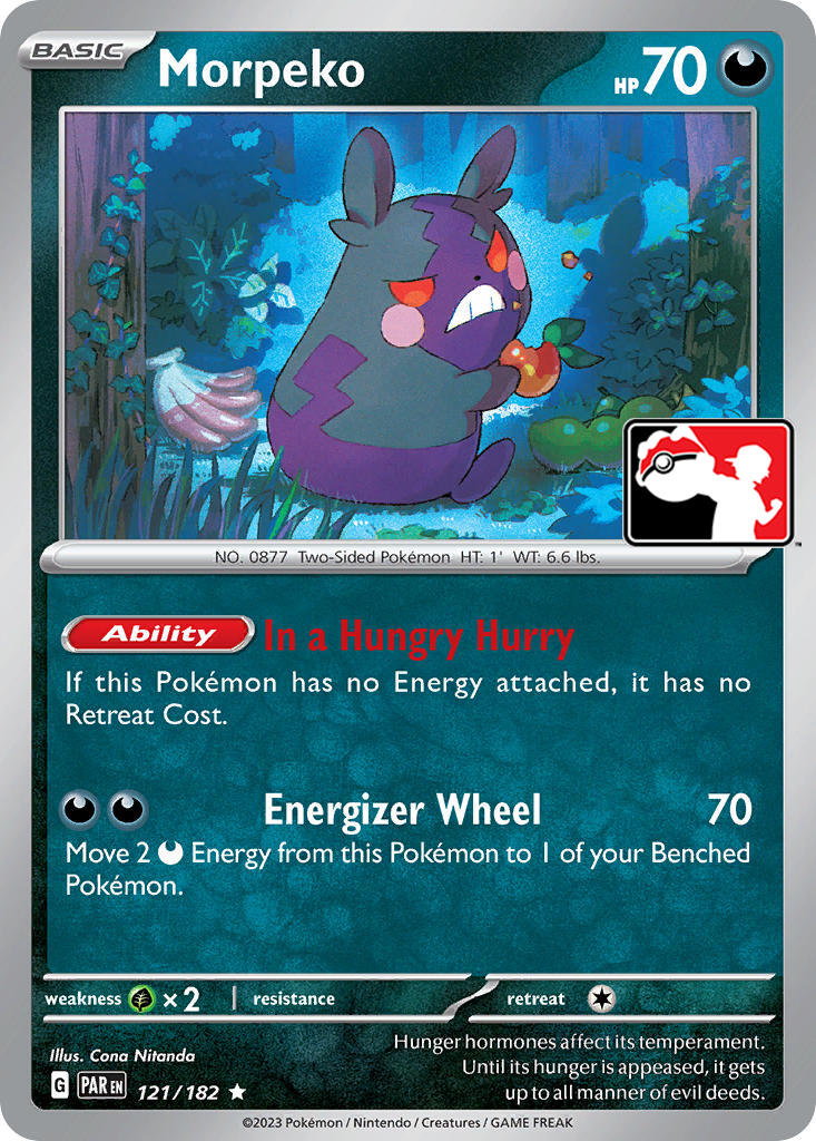 Morpeko (121/182) [Prize Pack Series Five] | Tabernacle Games