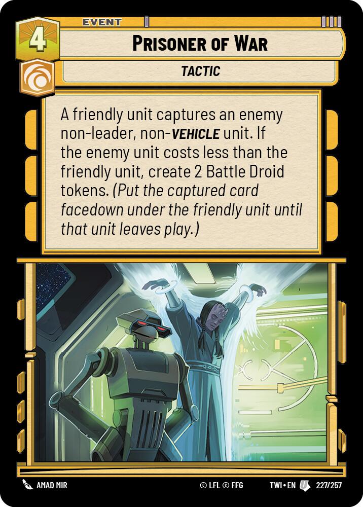 Prisoner of War (227/257) [Twilight of the Republic] | Tabernacle Games