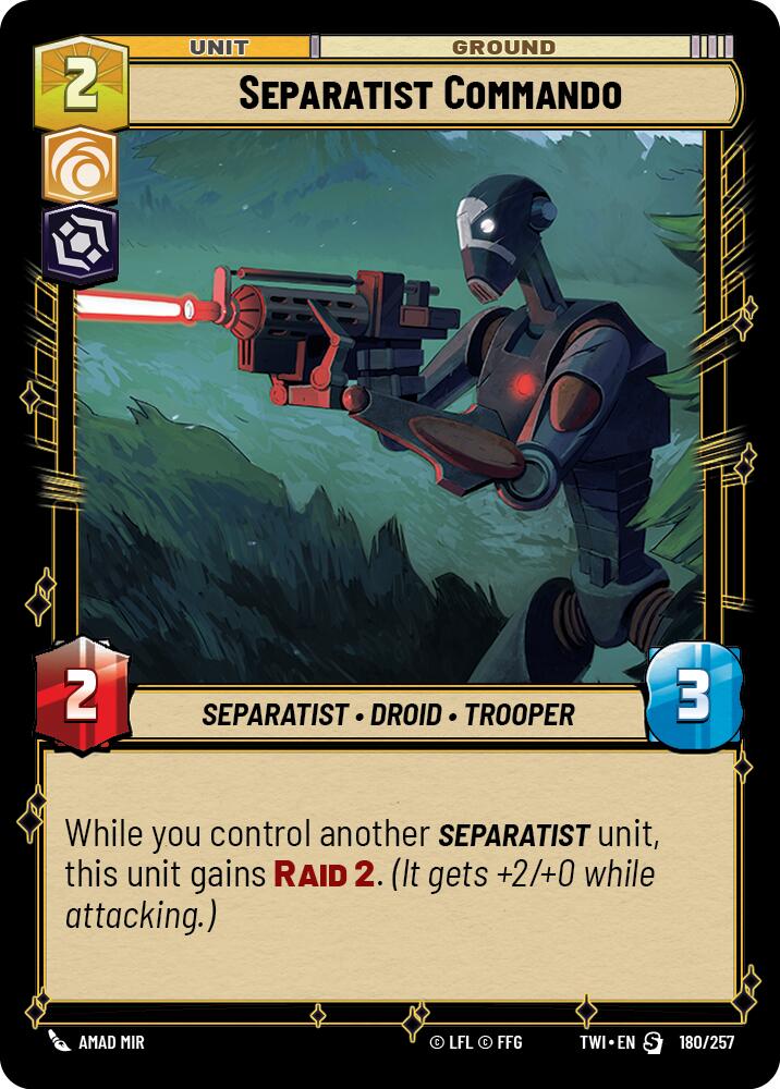 Separatist Commando (180/257) (180/257) [Twilight of the Republic] | Tabernacle Games