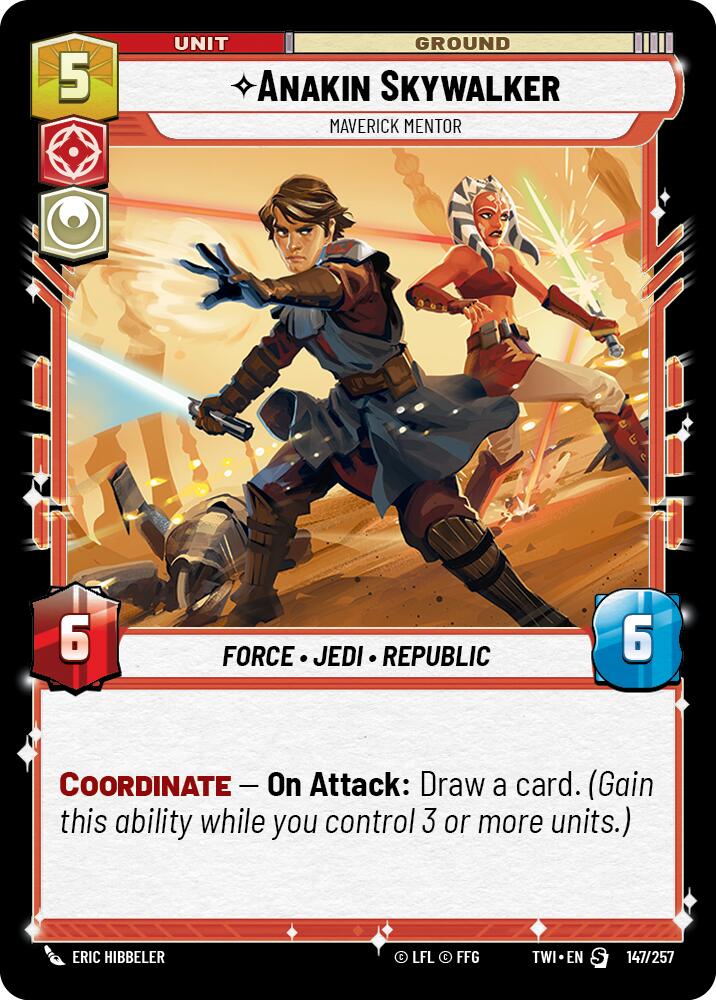 Anakin Skywalker - Maverick Mentor (147/257) [Twilight of the Republic] | Tabernacle Games