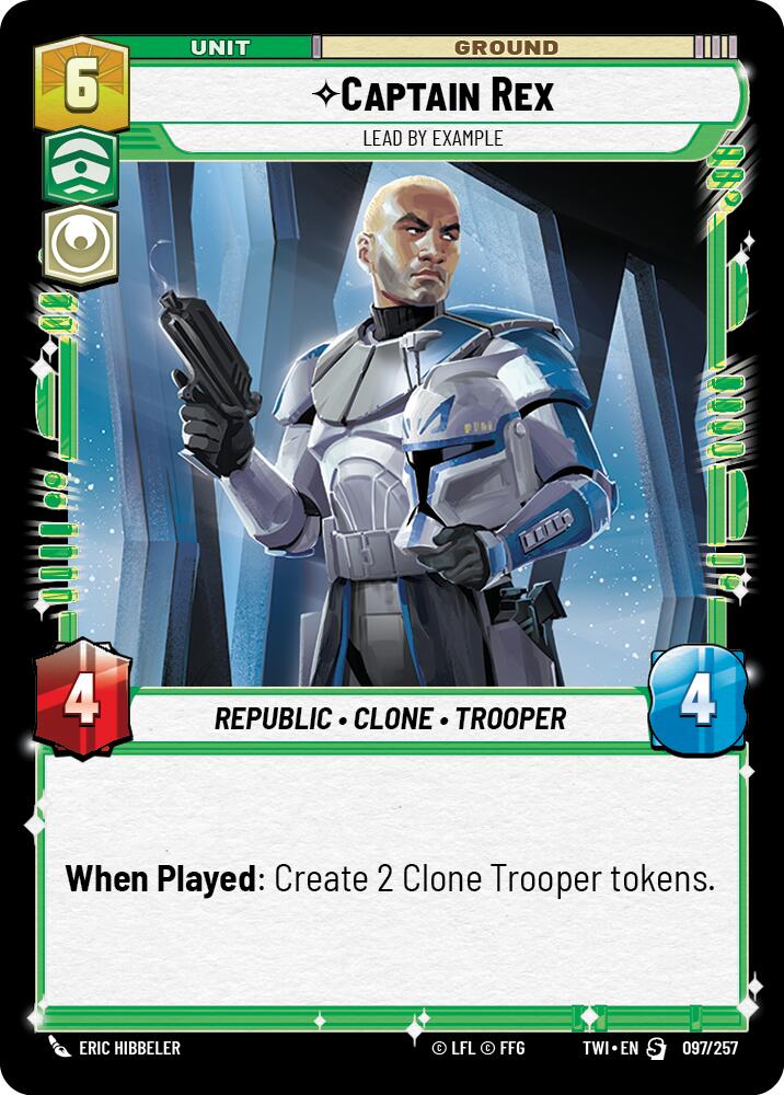 Captain Rex - Lead by Example (097/257) [Twilight of the Republic] | Tabernacle Games