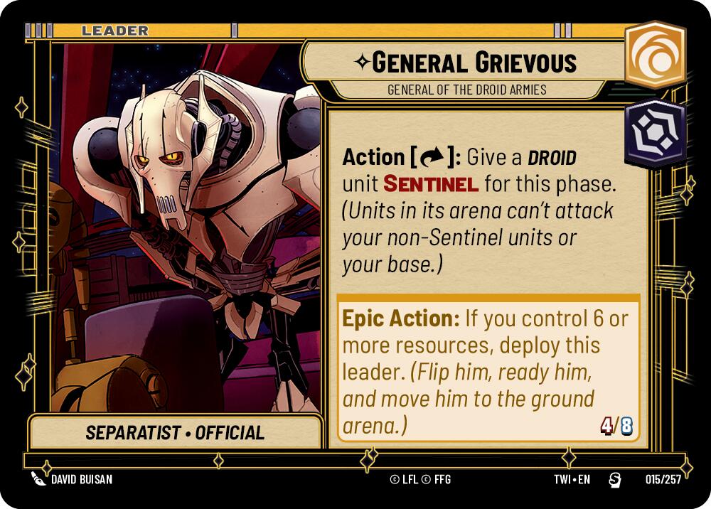 General Grievous - General of the Droid Armies (015/257) (015/257) [Twilight of the Republic] | Tabernacle Games