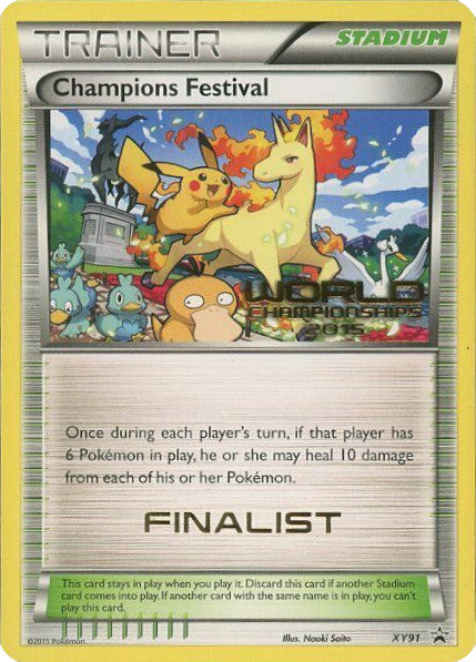 Champions Festival (XY91) (2015 Finalist) [XY: Black Star Promos] | Tabernacle Games