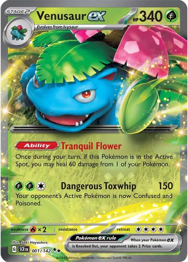 Venusaur ex (001/142) [Scarlet & Violet: Stellar Crown] | Tabernacle Games