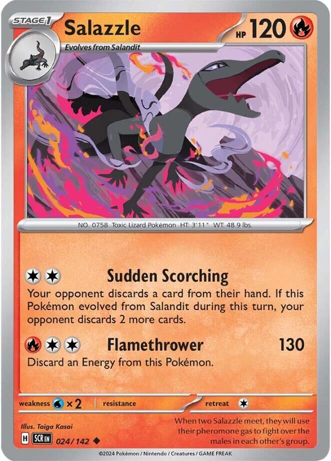 Salazzle (024/142) [Scarlet & Violet: Stellar Crown] | Tabernacle Games