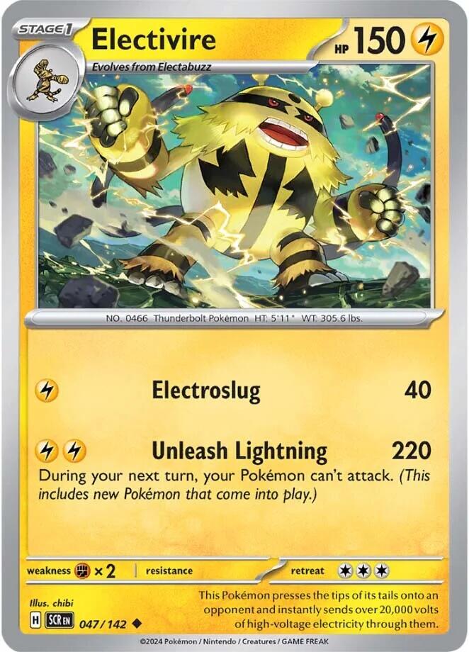 Electivire (047/142) [Scarlet & Violet: Stellar Crown] | Tabernacle Games