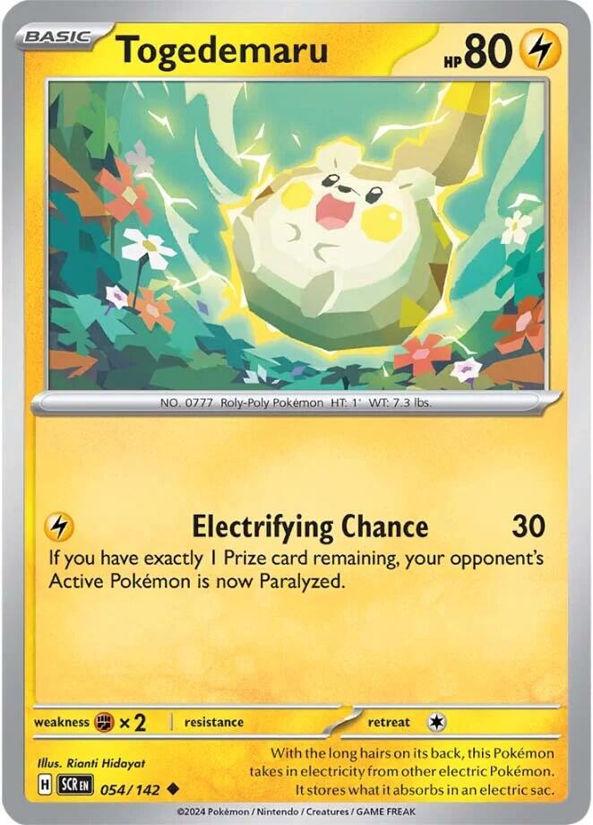 Togedemaru (054/142) [Scarlet & Violet: Stellar Crown] | Tabernacle Games