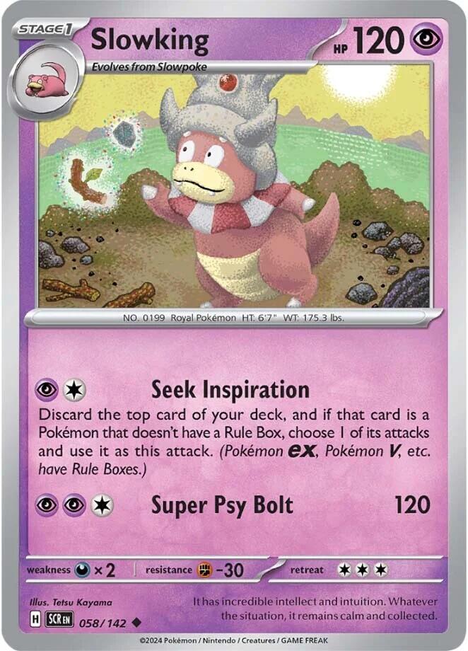 Slowking (058/142) [Scarlet & Violet: Stellar Crown] | Tabernacle Games