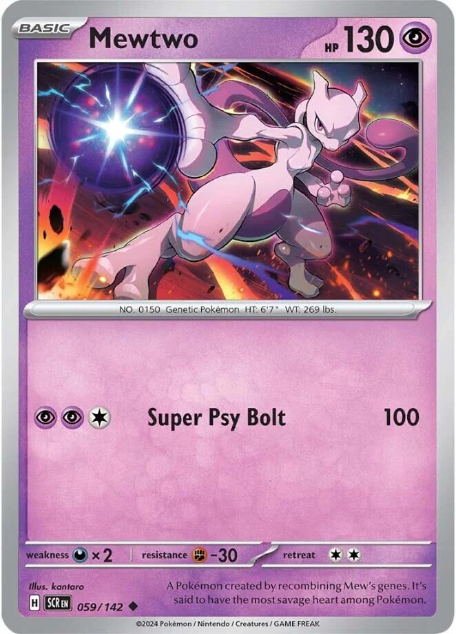 Mewtwo (059/142) [Scarlet & Violet: Stellar Crown] | Tabernacle Games