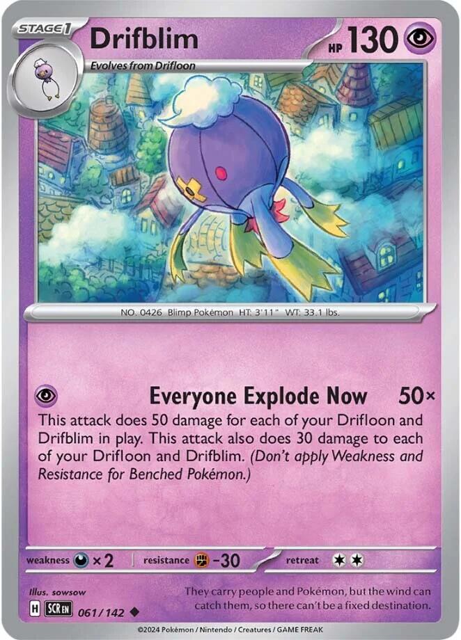 Drifblim (061/142) [Scarlet & Violet: Stellar Crown] | Tabernacle Games