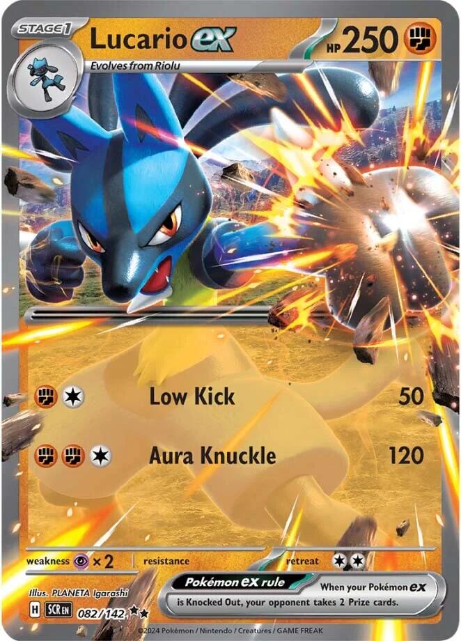 Lucario ex (082/142) [Scarlet & Violet: Stellar Crown] | Tabernacle Games