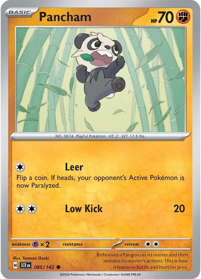 Pancham (085/142) [Scarlet & Violet: Stellar Crown] | Tabernacle Games