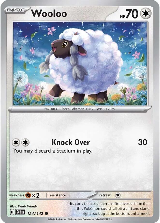 Wooloo (124/142) [Scarlet & Violet: Stellar Crown] | Tabernacle Games