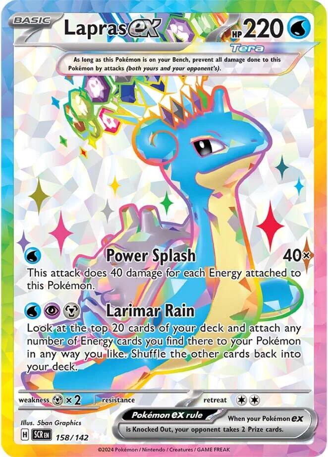 Lapras ex (158/142) [Scarlet & Violet: Stellar Crown] | Tabernacle Games