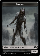 Zombie // Energy Reserve Double-Sided Token [Modern Horizons 3 Tokens] | Tabernacle Games