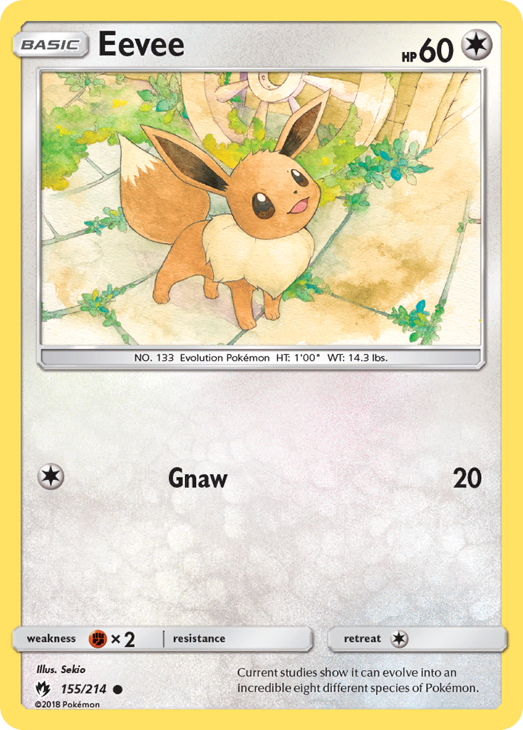 Eevee (155/214) [Sun & Moon: Lost Thunder] | Tabernacle Games