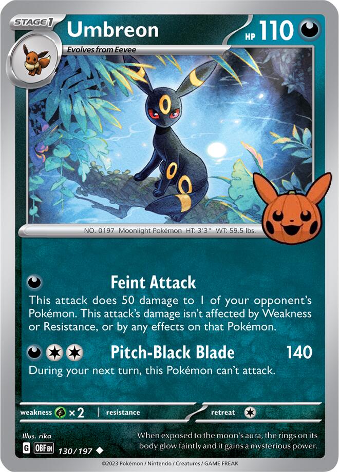 Umbreon (130/197) [Trick or Trade 2024] | Tabernacle Games