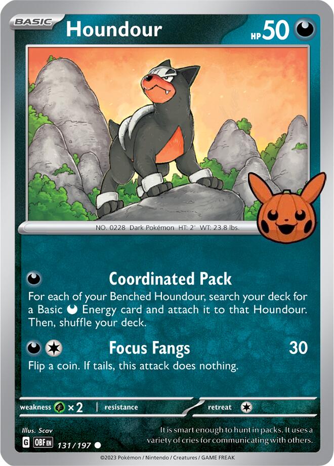 Houndour (131/197) [Trick or Trade 2024] | Tabernacle Games