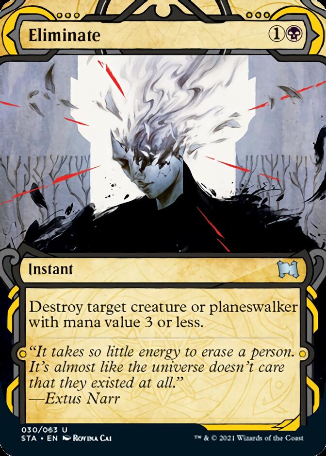 Eliminate (Foil Etched) [Strixhaven: Mystical Archive] | Tabernacle Games