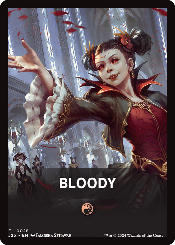 Bloody Theme Card [Foundations Jumpstart Front Cards] | Tabernacle Games