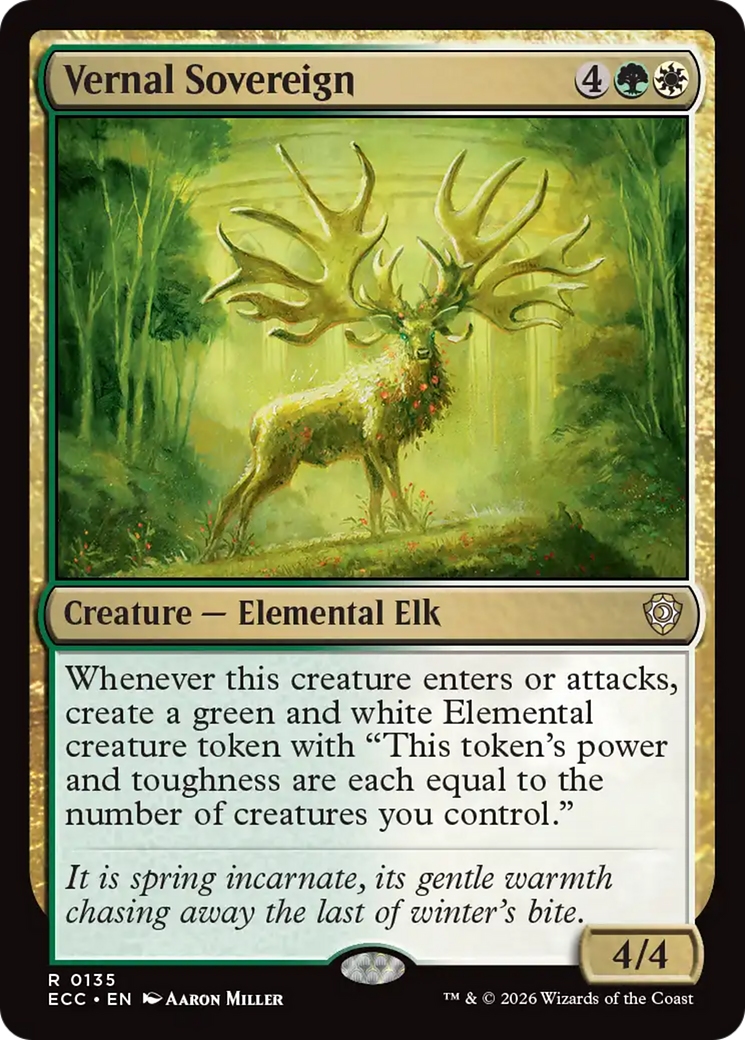 Vernal Sovereign [Lorwyn Eclipsed Commander] | Tabernacle Games