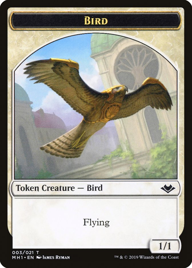 Bird (003) // Rhino (013) Double-Sided Token [Modern Horizons Tokens] | Tabernacle Games