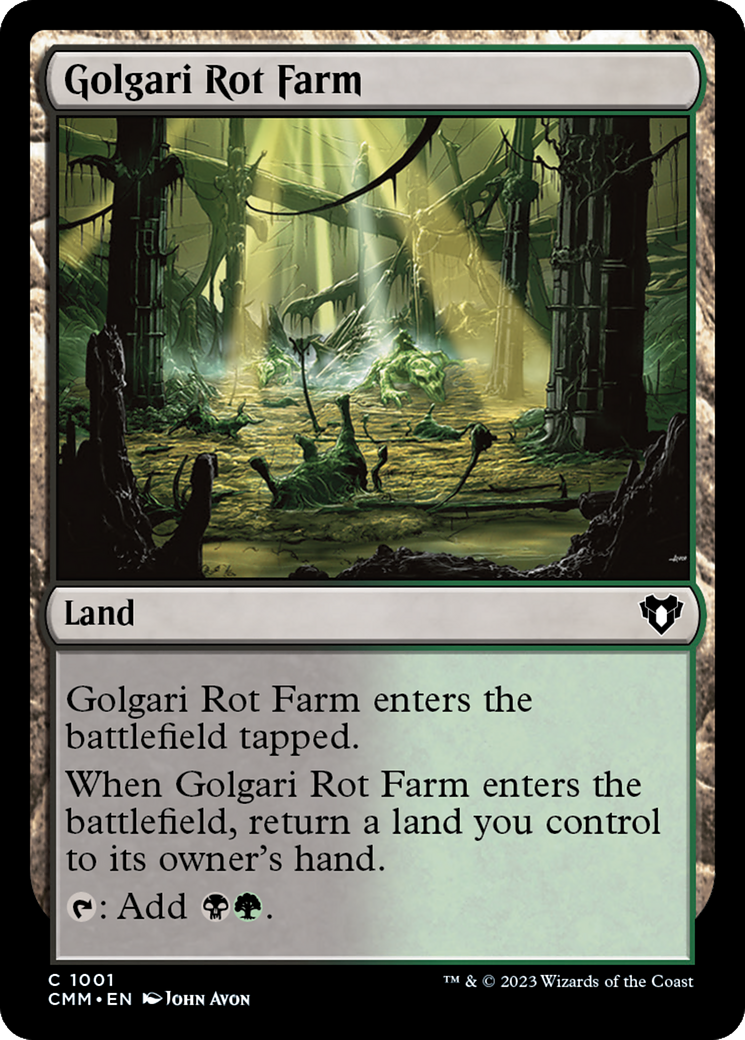 Golgari Rot Farm [Commander Masters] | Tabernacle Games