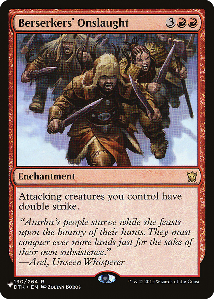 Berserkers' Onslaught [The List] | Tabernacle Games