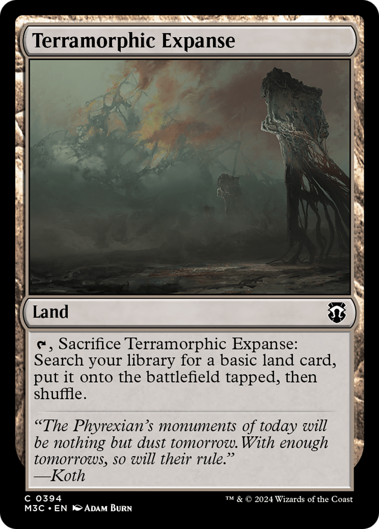 Terramorphic Expanse (Ripple Foil) [Modern Horizons 3 Commander] | Tabernacle Games