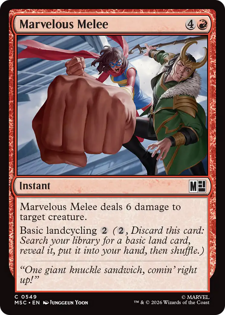 Marvelous Melee [Marvel Super Heroes Commander] | Tabernacle Games