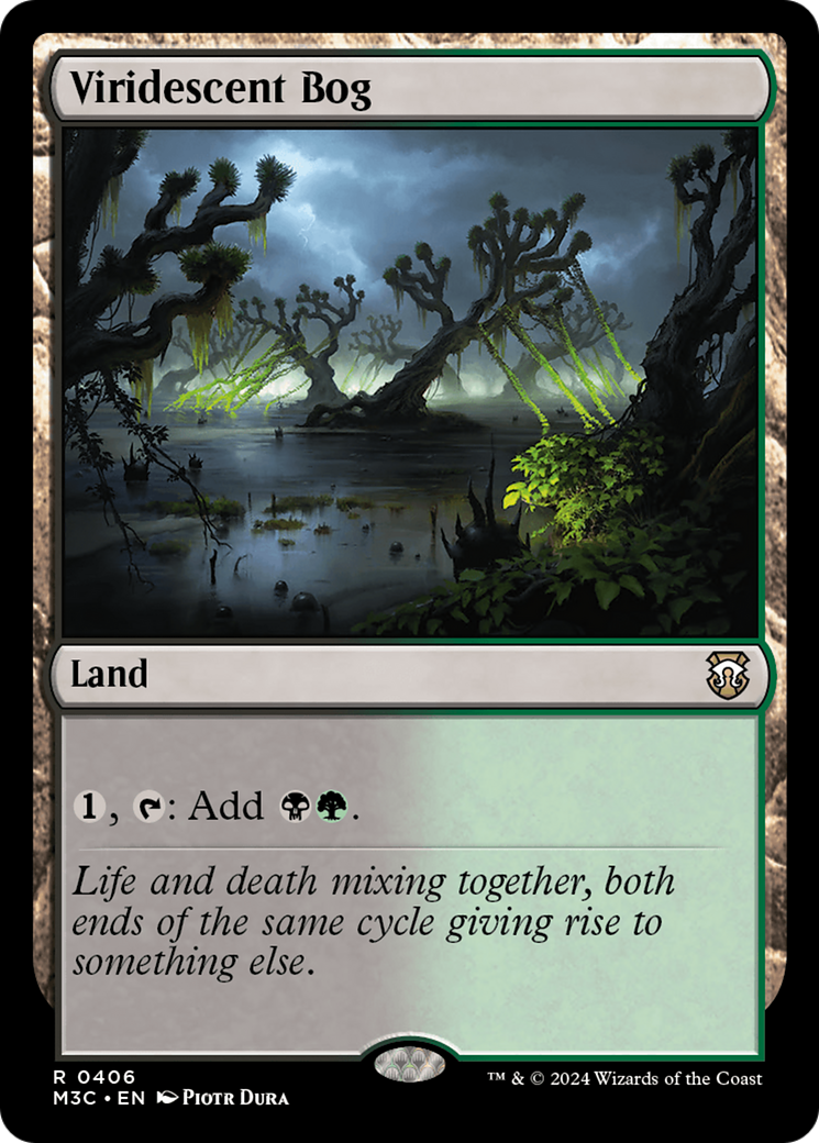 Viridescent Bog (Ripple Foil) [Modern Horizons 3 Commander] | Tabernacle Games