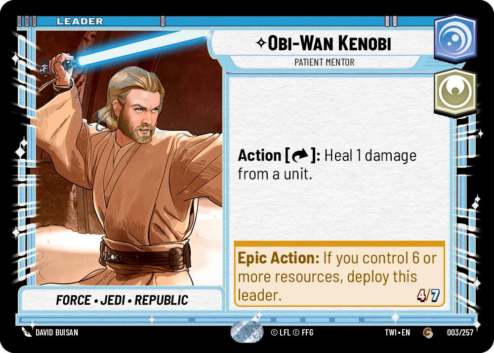Obi-Wan Kenobi - Patient Mentor (003/257) (003/257) [Twilight of the Republic] | Tabernacle Games