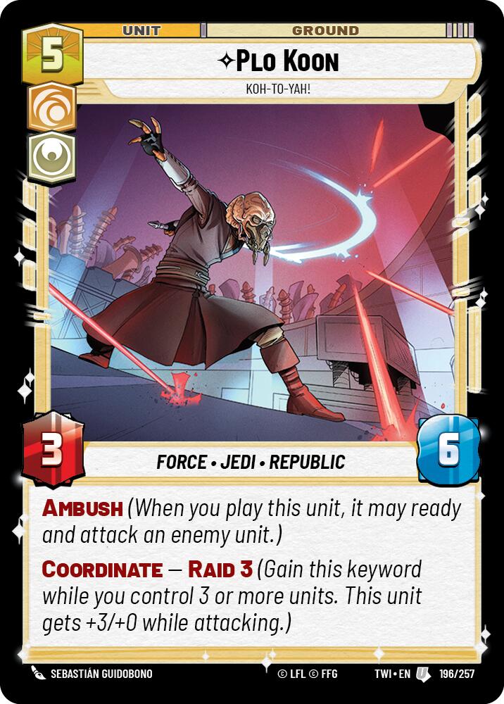 Plo Koon - Koh-to-yah! (196/257) (196/257) [Twilight of the Republic] | Tabernacle Games