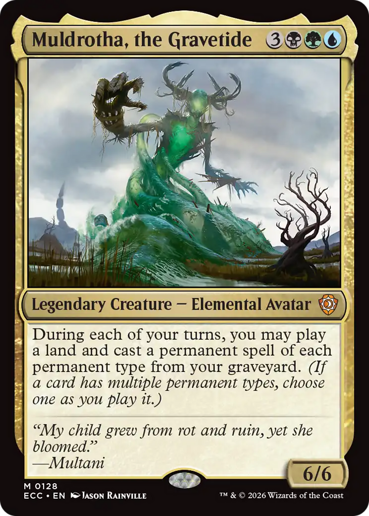 Muldrotha, the Gravetide [Lorwyn Eclipsed Commander] | Tabernacle Games