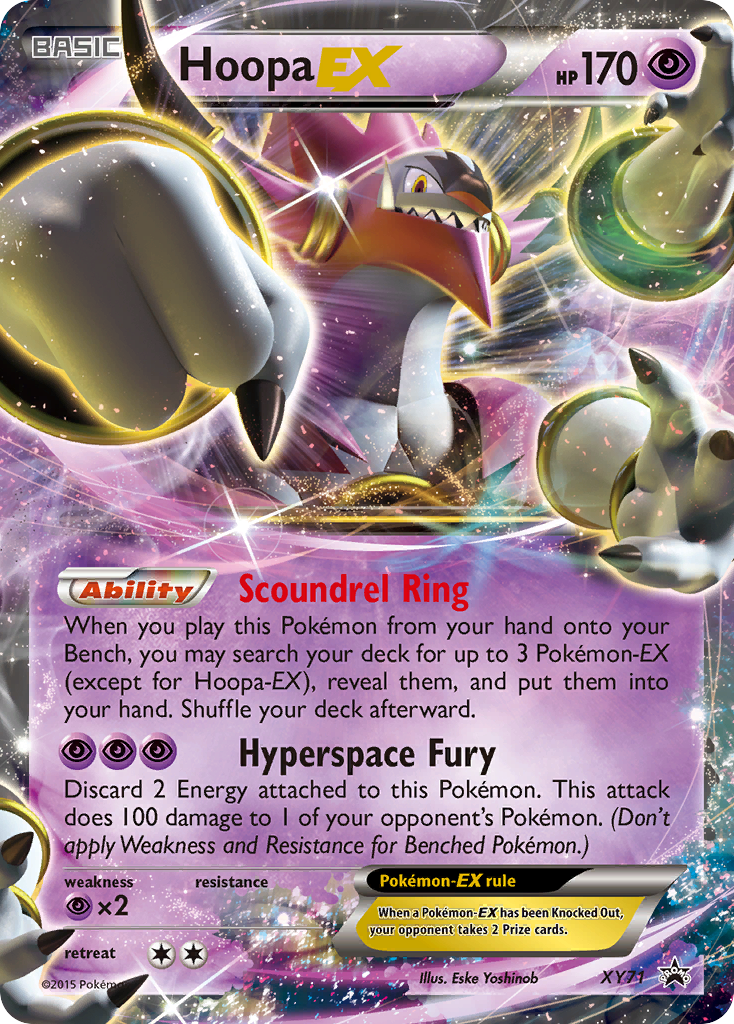 Hoopa EX (XY71) [XY: Black Star Promos] | Tabernacle Games