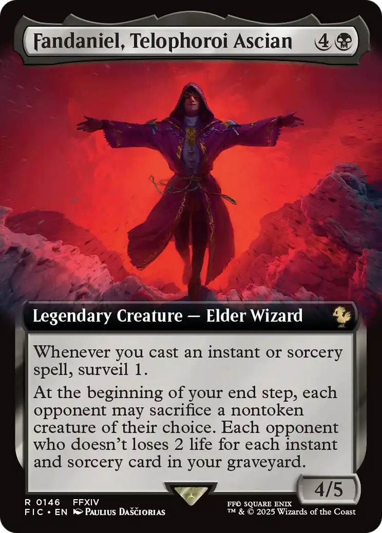 Fandaniel, Telophoroi Ascian (Extended Art) [FINAL FANTASY Commander] | Tabernacle Games