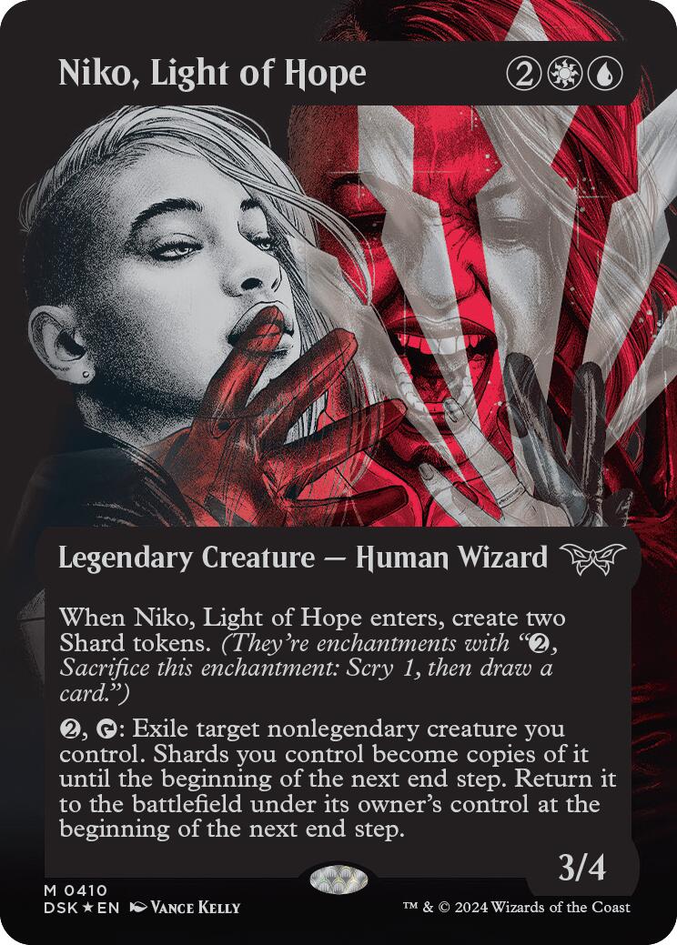 Niko, Light of Hope (Showcase) (Textured) [Duskmourn: House of Horror] | Tabernacle Games