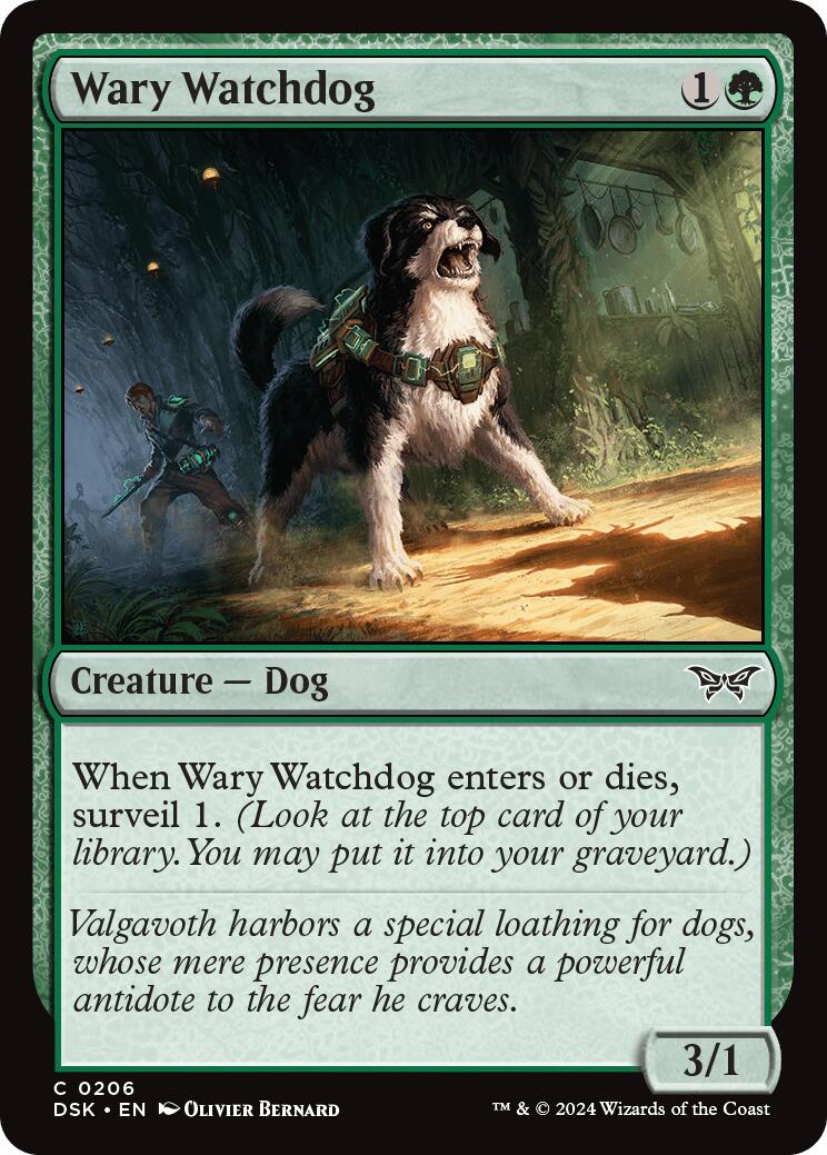 Wary Watchdog [Duskmourn: House of Horror] | Tabernacle Games