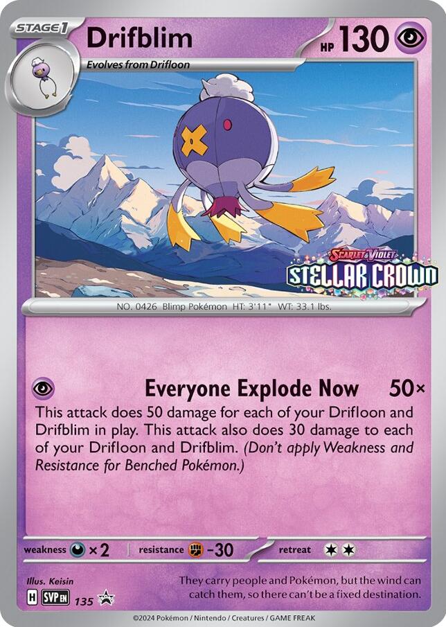 Drifblim (SVP135) [Scarlet & Violet: Black Star Promos] | Tabernacle Games