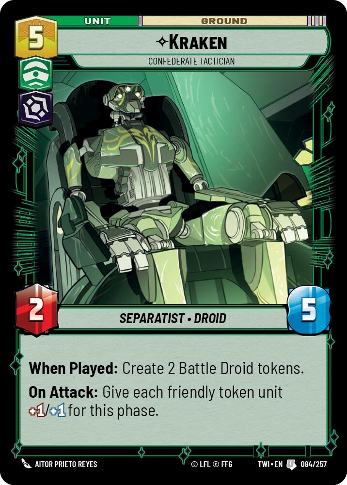Kraken - Confederate Tactician (084/257) (084/257) [Twilight of the Republic] | Tabernacle Games