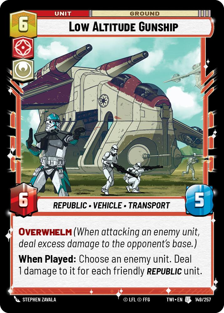 Low Altitude Gunship (149/257) (149/257) [Twilight of the Republic] | Tabernacle Games