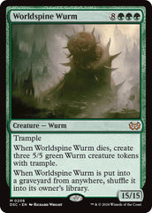 Worldspine Wurm [Duskmourn: House of Horror Commander] | Tabernacle Games