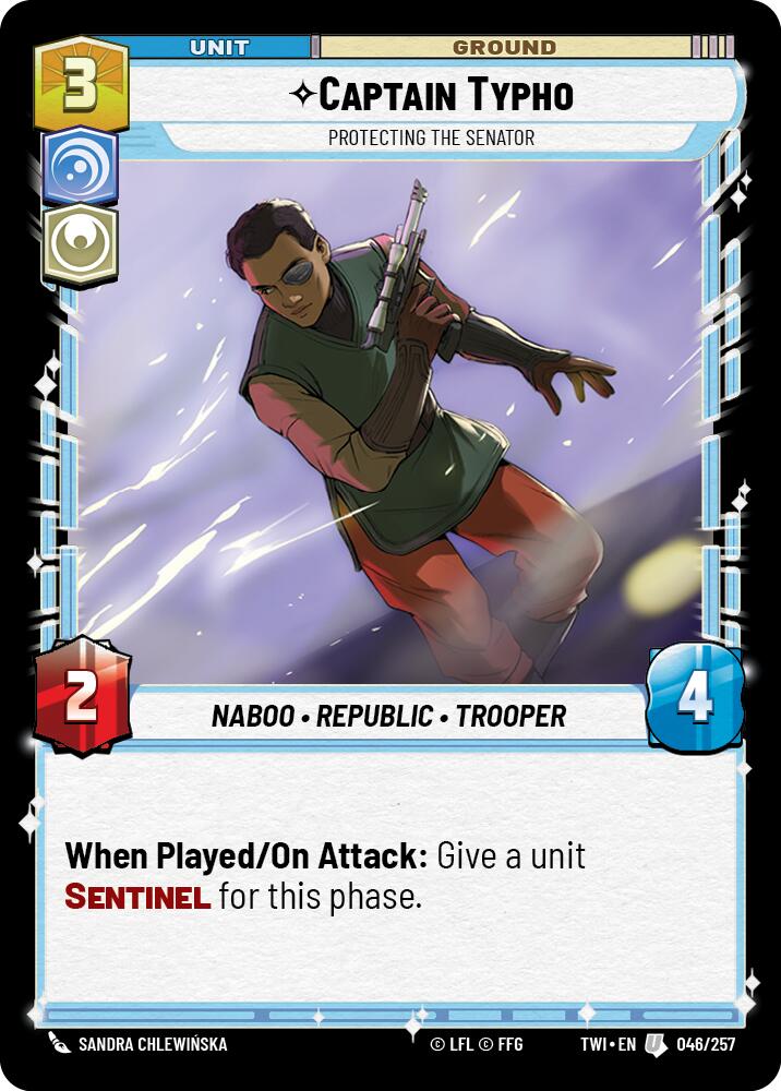 Captain Typho - Protecting the Senator (046/257) (046/257) [Twilight of the Republic] | Tabernacle Games