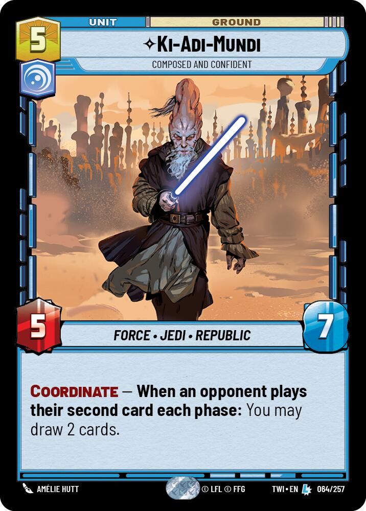 Ki-Adi-Mundi - Composed and Confident (064/257) (064/257) [Twilight of the Republic] | Tabernacle Games