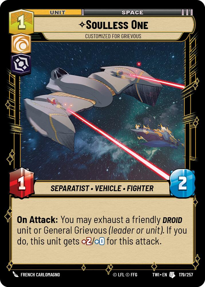 Soulless One - Customized for Grievous (179/257) (179/257) [Twilight of the Republic] | Tabernacle Games